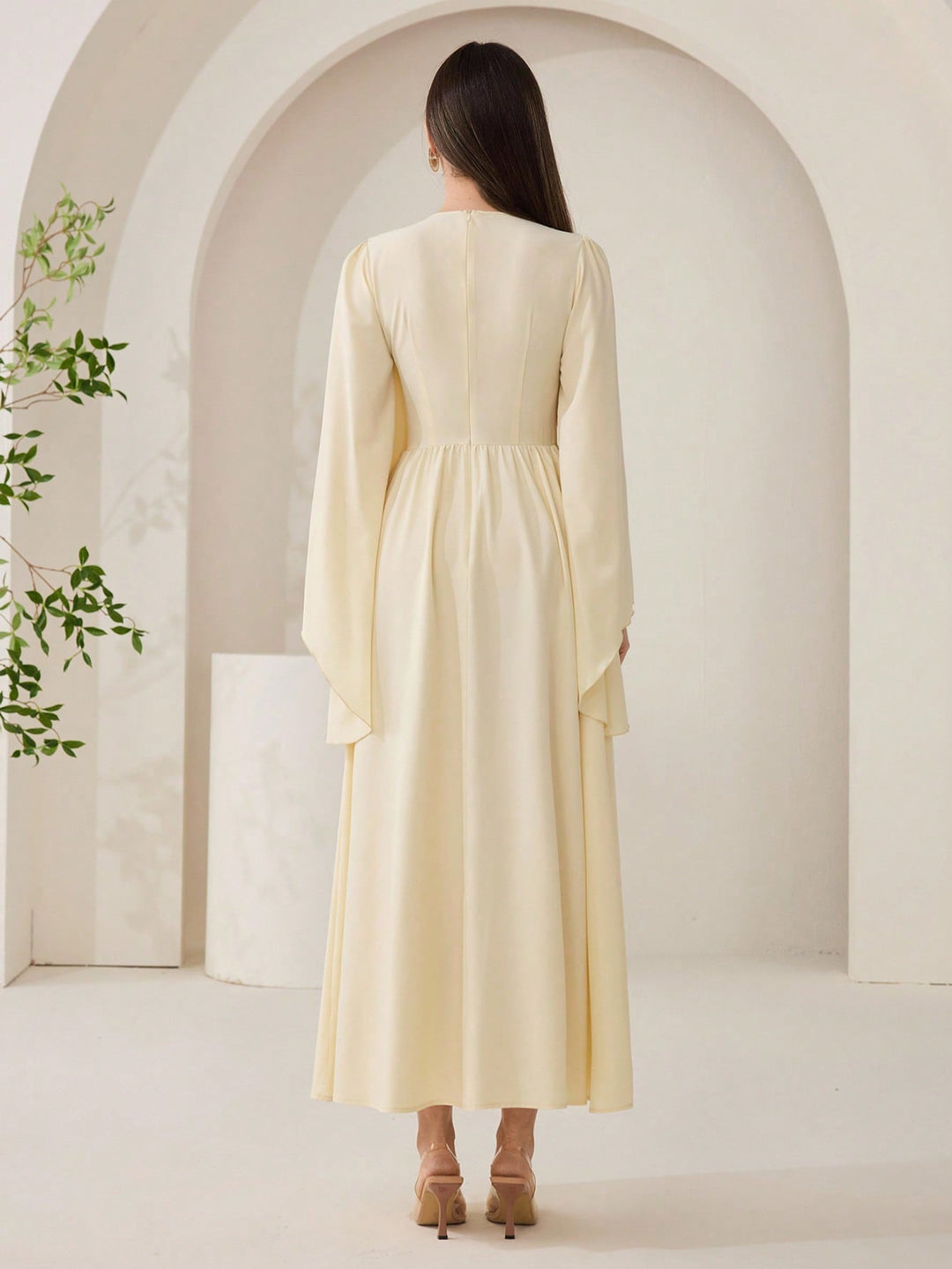 Rochie maxi SHEIN, galben