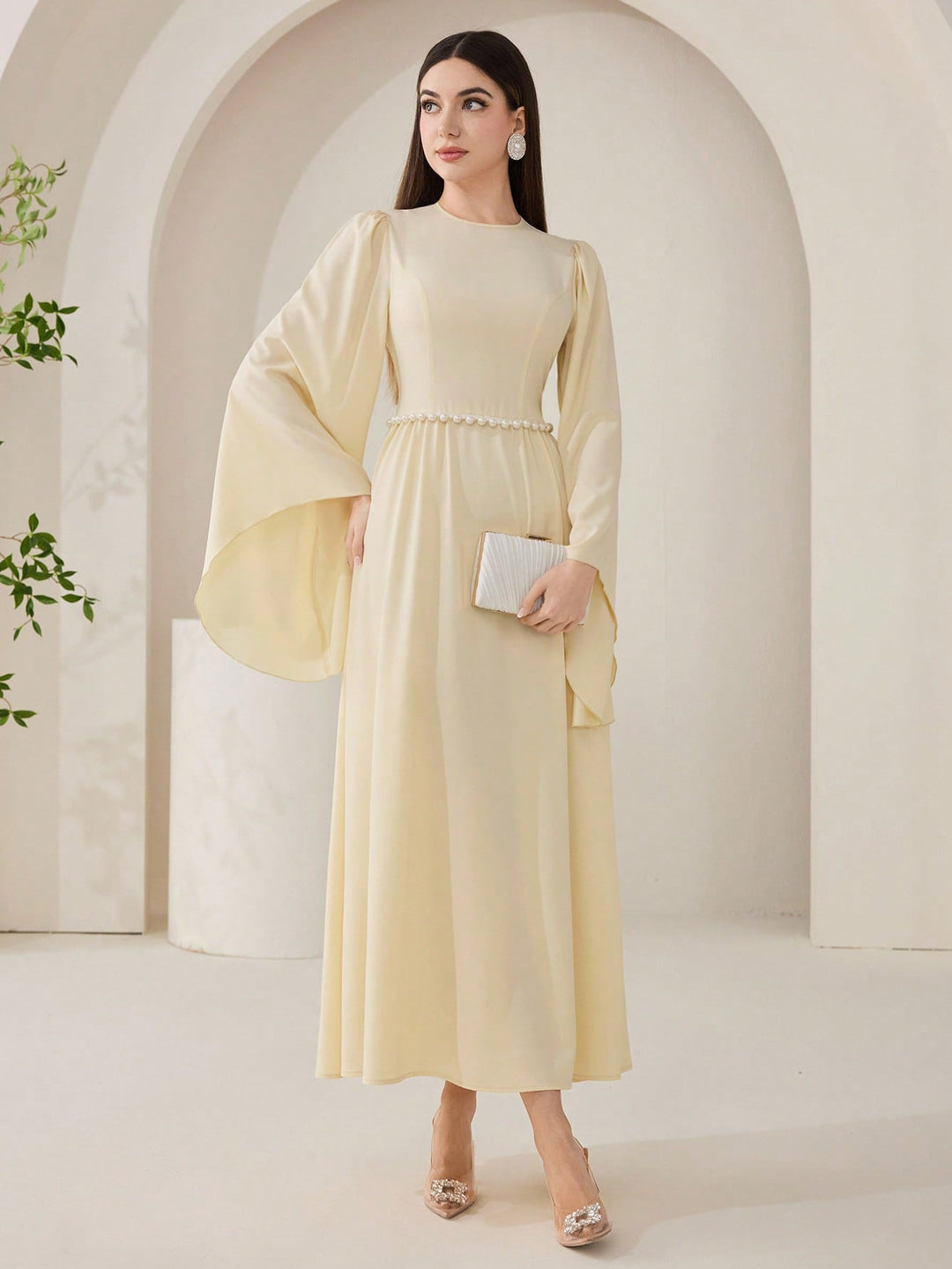 Rochie maxi SHEIN, galben