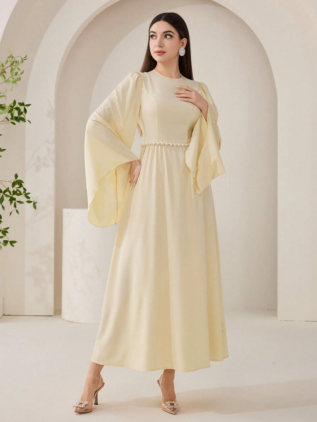Rochie maxi SHEIN, galben