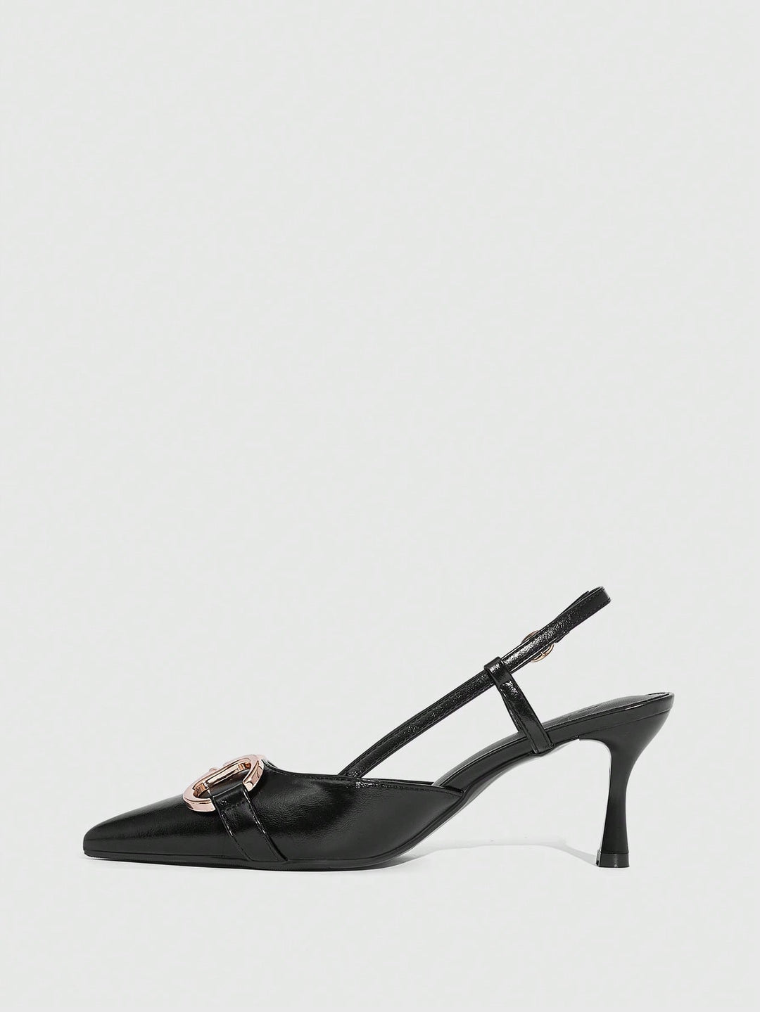 Pantofi cu toc SHEIN, negru