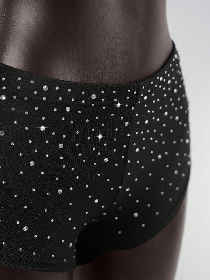Pantaloni scurți SHEIN, negru