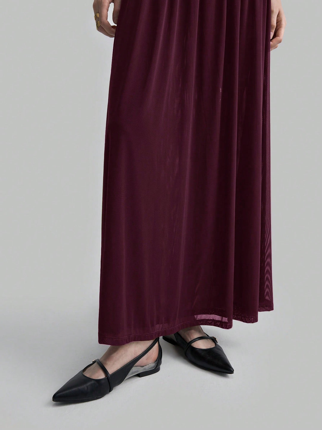 Rochie maxi SHEIN, vișiniu