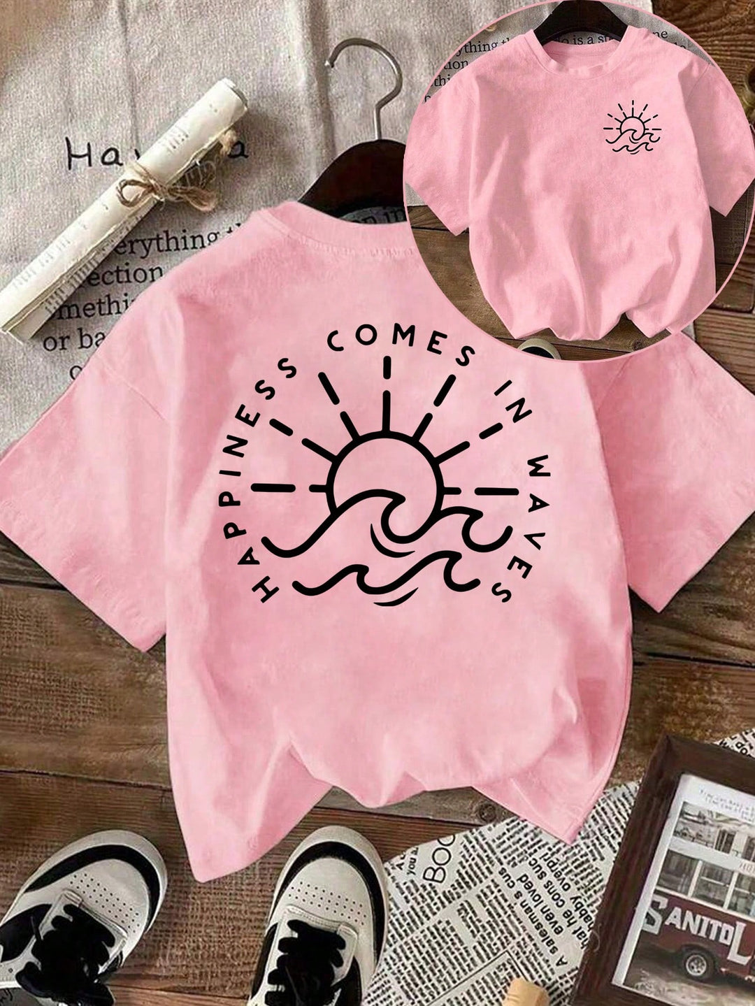 Tricou SHEIN, roz