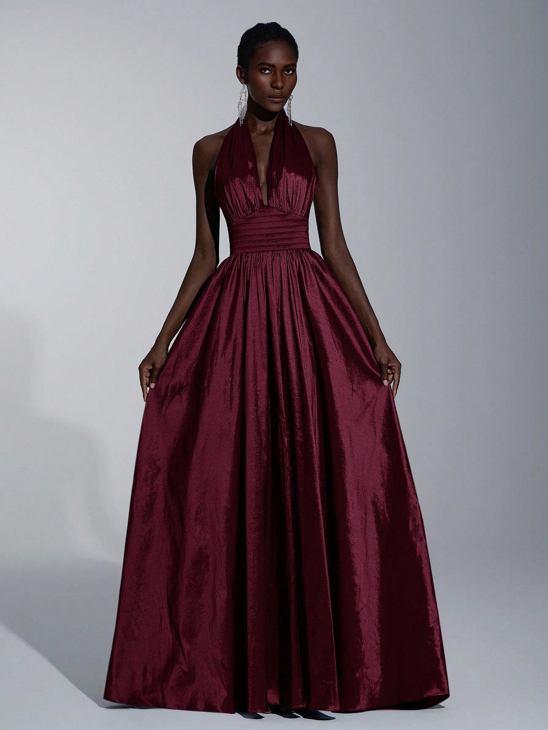 Rochie maxi SHEIN, vișiniu