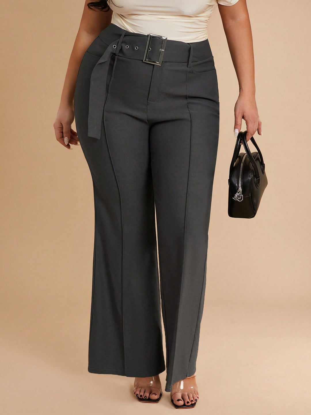 Pantaloni SHEIN, gri