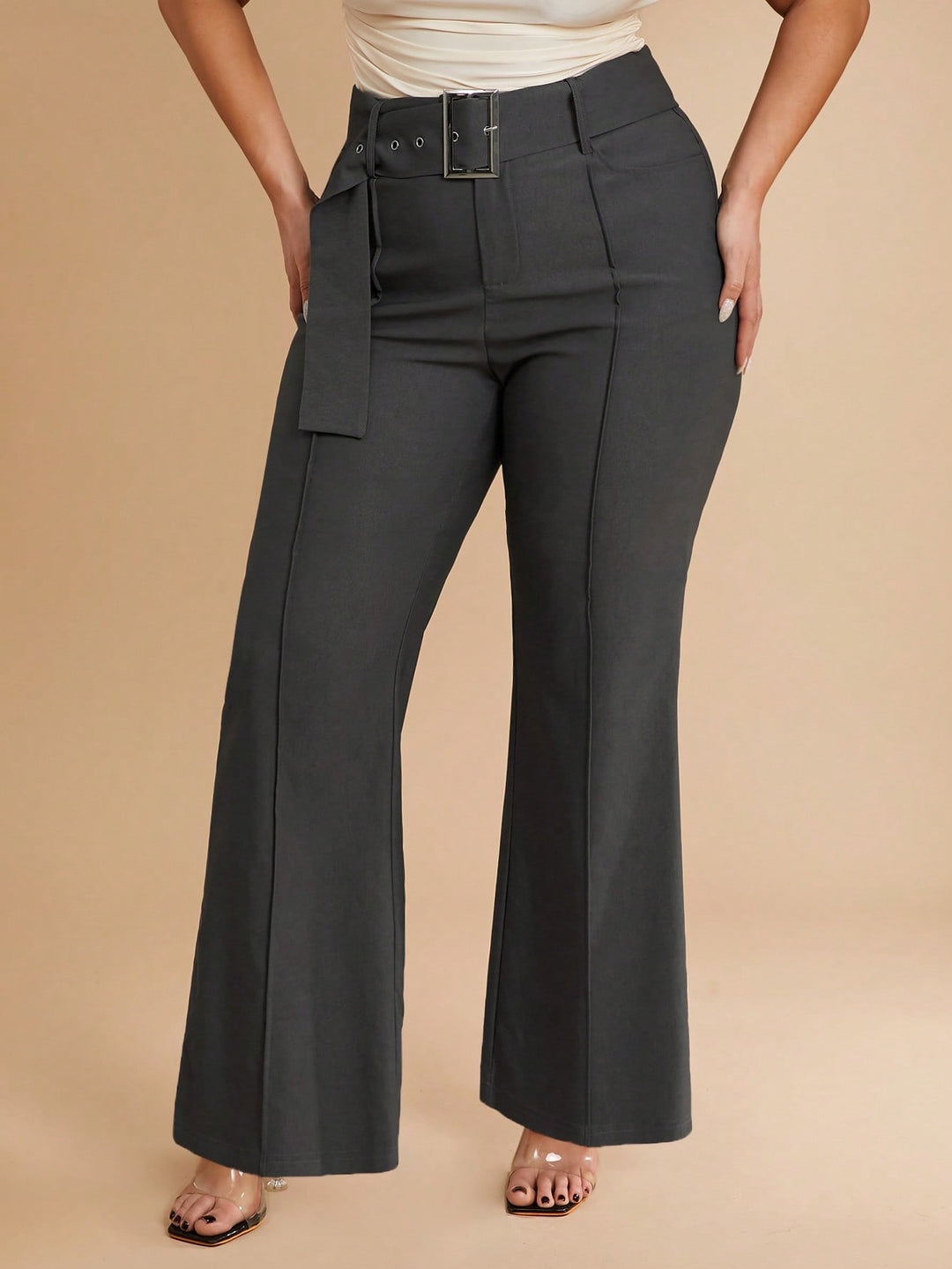 Pantaloni SHEIN, gri
