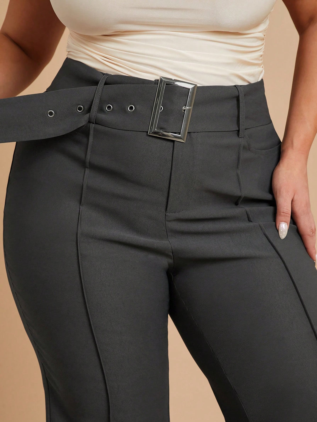 Pantaloni SHEIN, gri