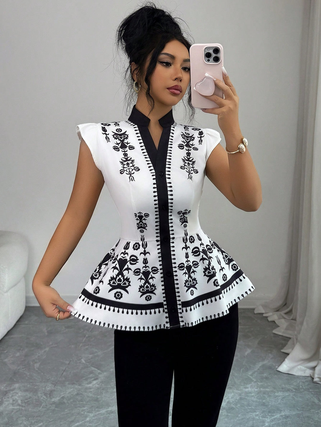 Bluza SHEIN, negru
