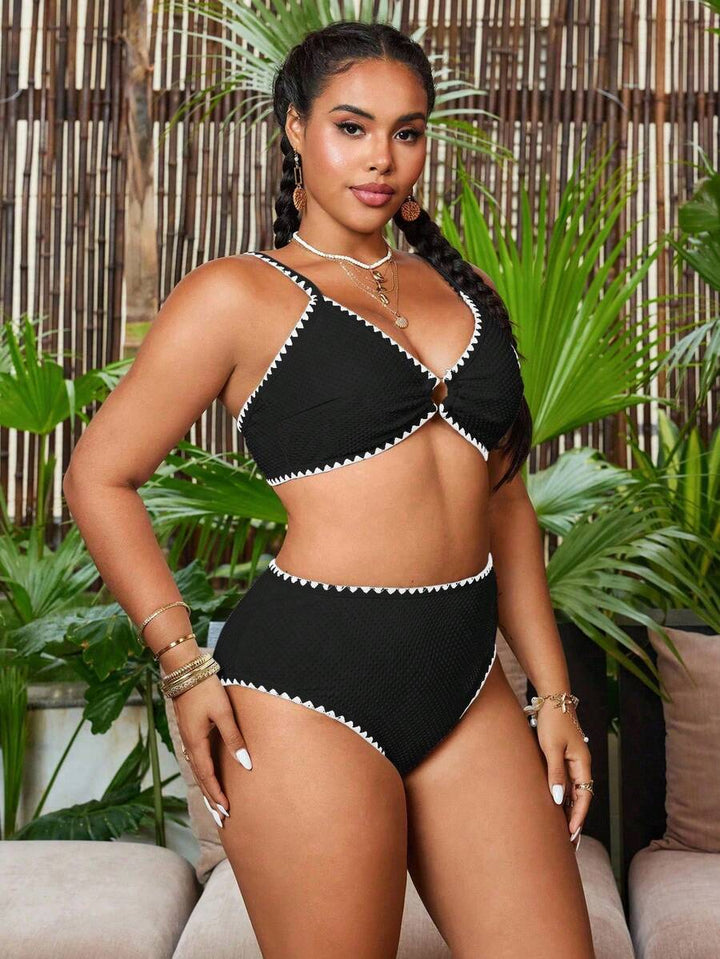 Costum de baie SHEIN, negru