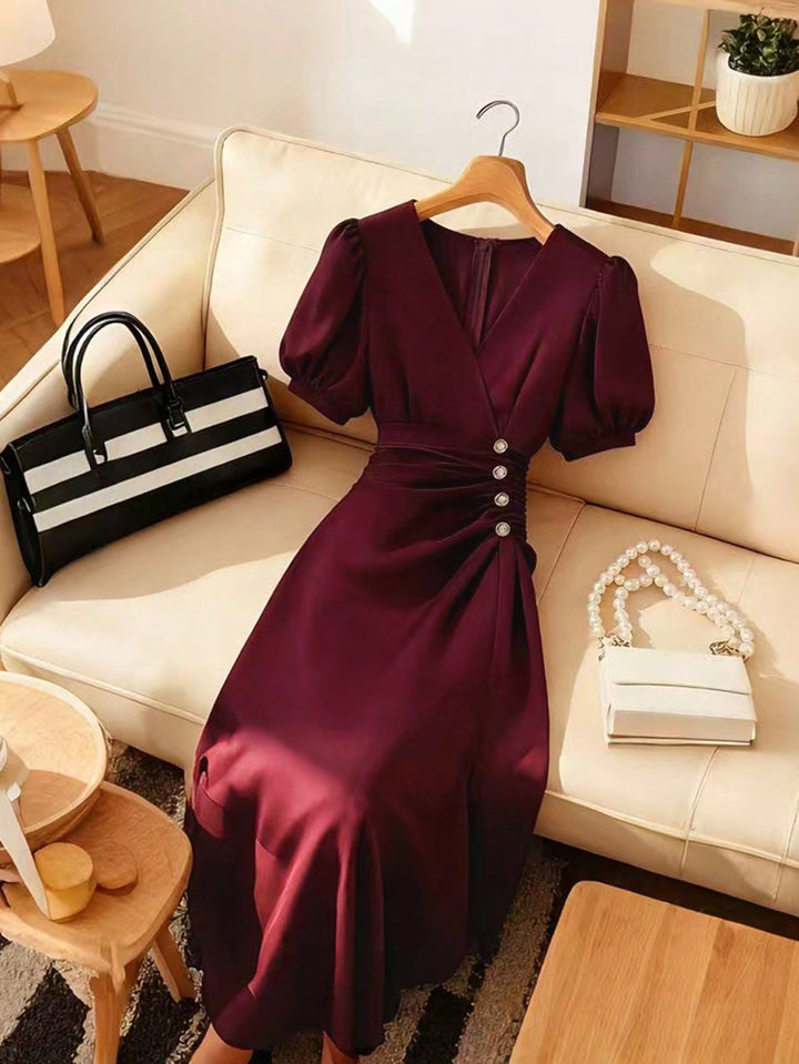 Rochie maxi SHEIN, vișiniu