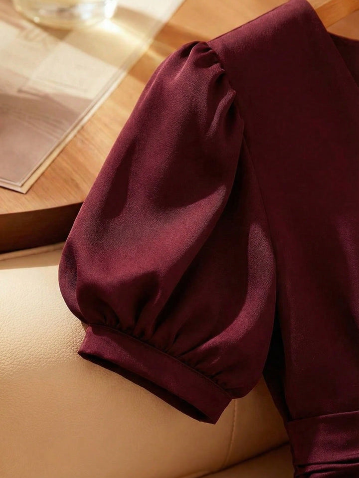Rochie maxi SHEIN, vișiniu