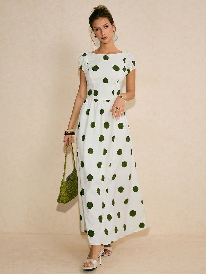 Rochie maxi SHEIN, verde