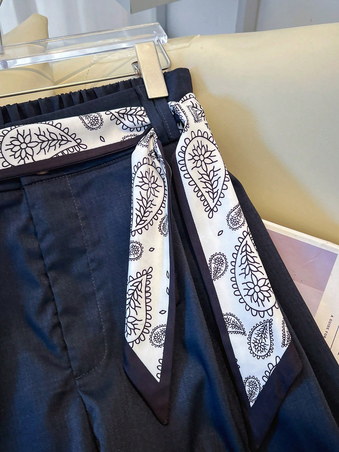 Pantalon de costum SHEIN, albastru