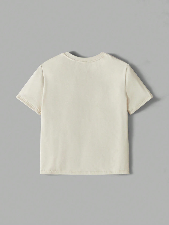 Tricou SHEIN, bej