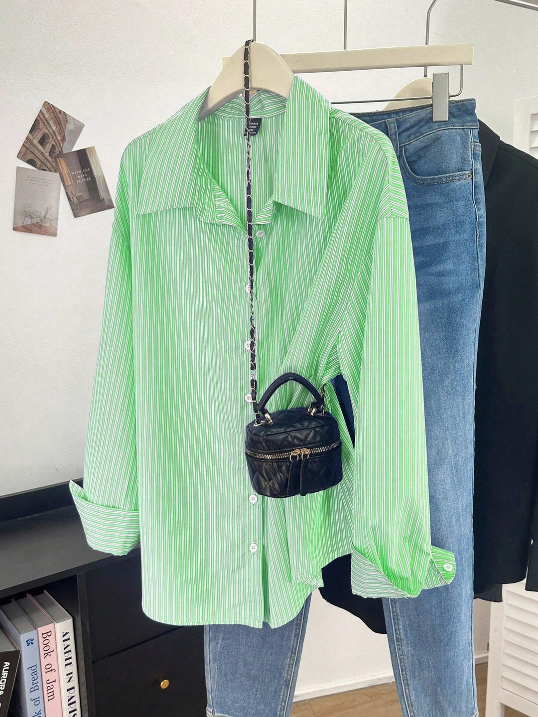 Bluză SHEIN, verde