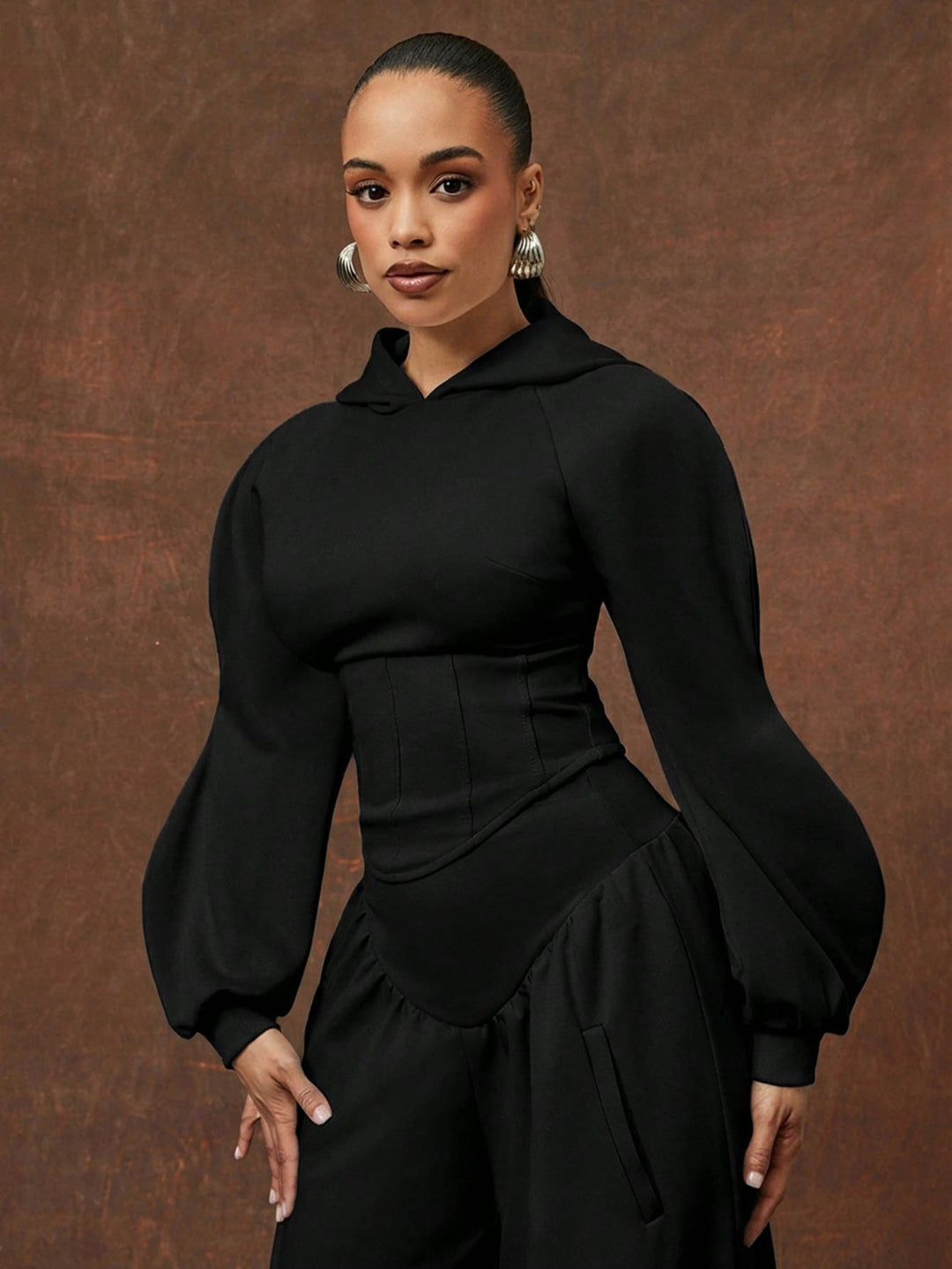 Hanorac SHEIN, negru