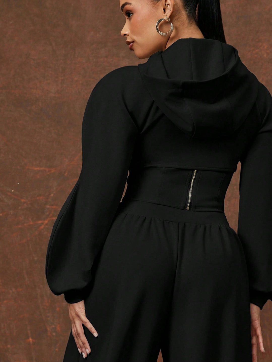 Hanorac SHEIN, negru
