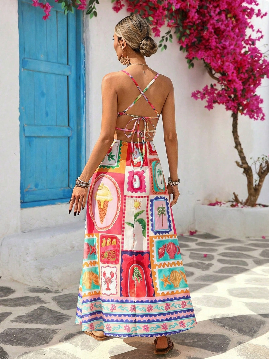 Rochie maxi SHEIN, galben