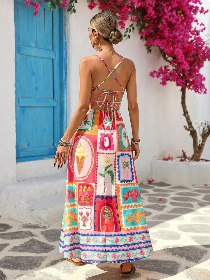 Rochie maxi SHEIN, galben