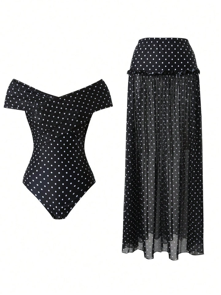 Set costum de baie SHEIN, mix culori