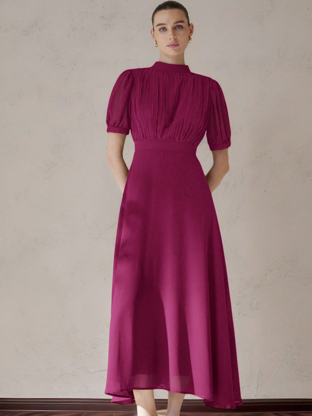 Rochie maxi SHEIN, vișiniu