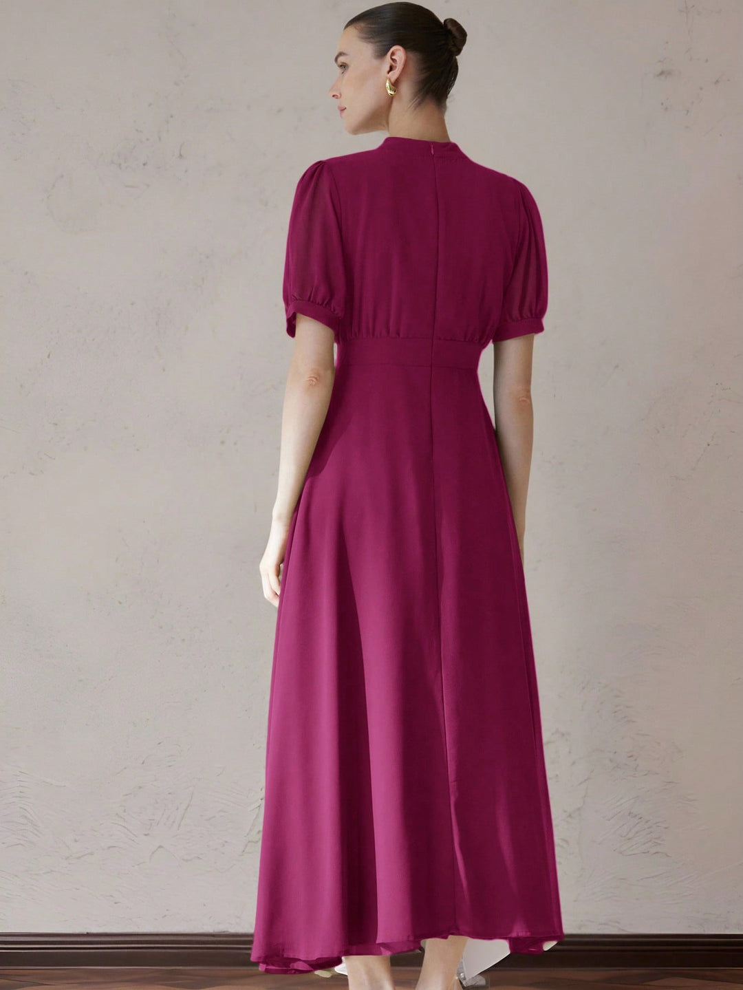 Rochie maxi SHEIN, vișiniu
