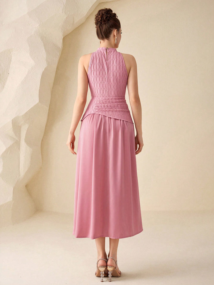 Rochie midi SHEIN, roz