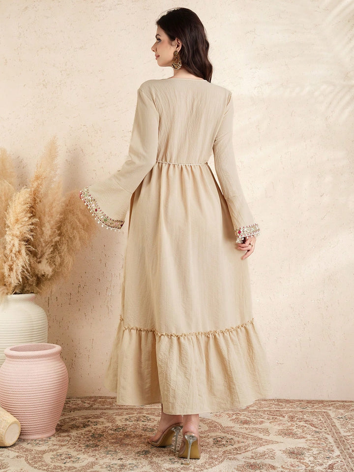 Rochie maxi SHEIN, bej