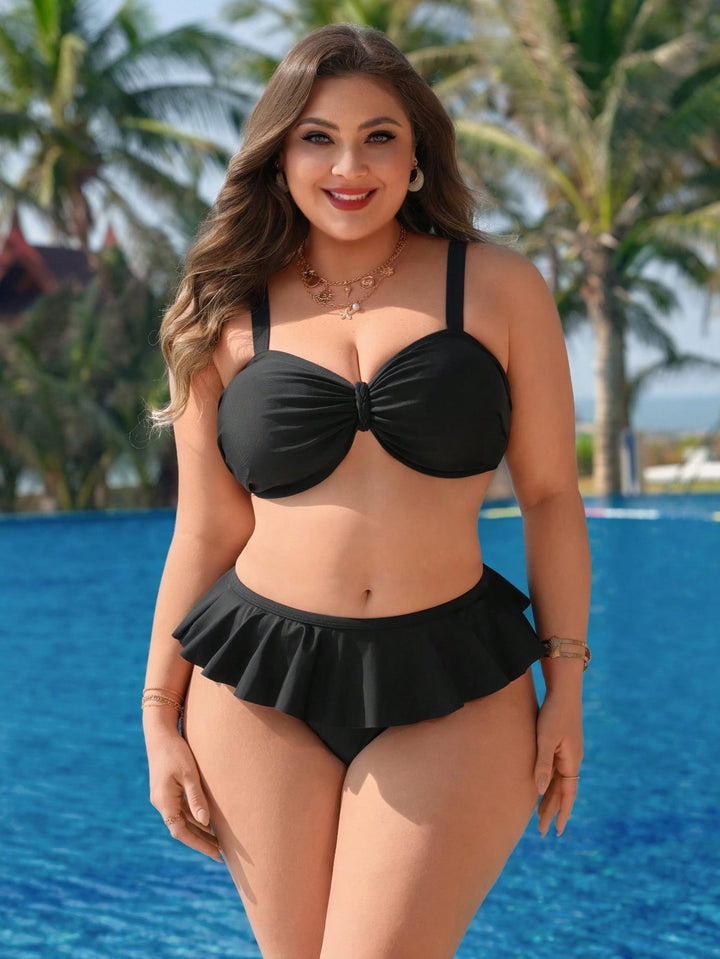 Set bikini de baie SHEIN, negru