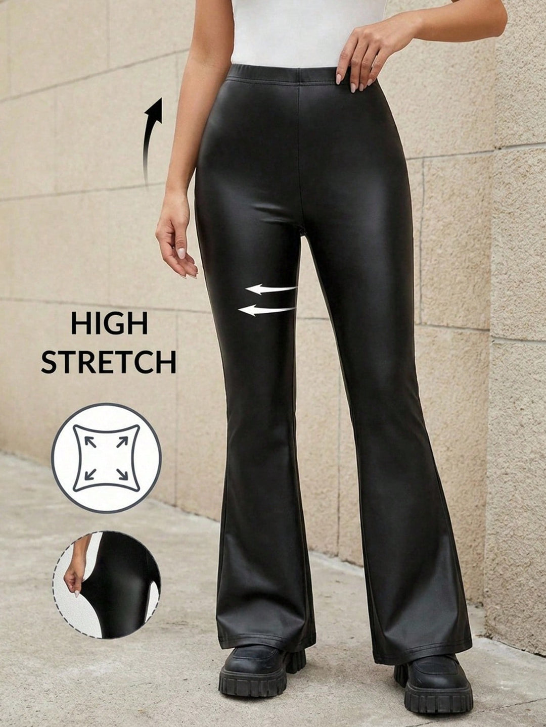Pantaloni SHEIN, negru