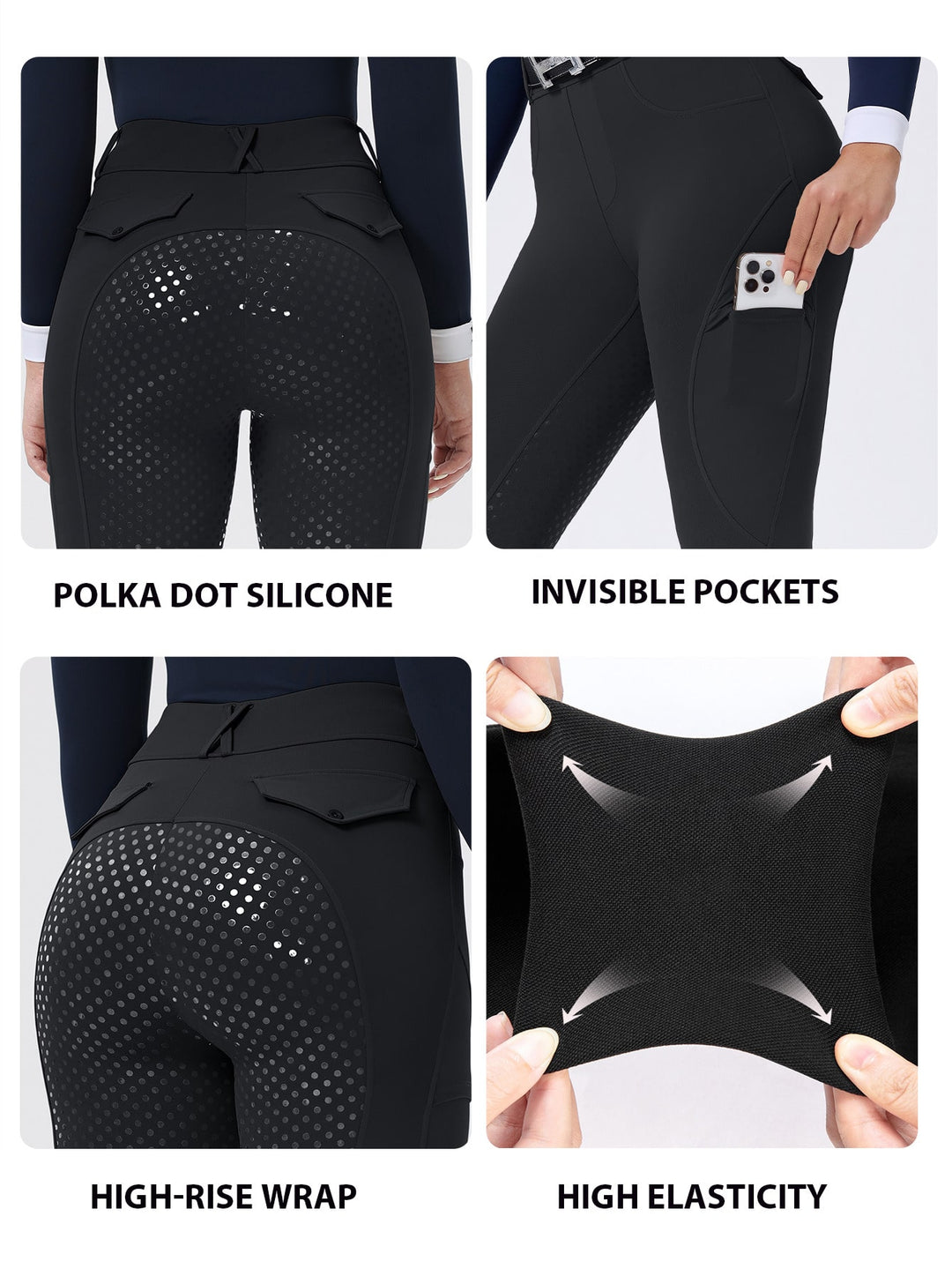 Pantaloni SHEIN, negru