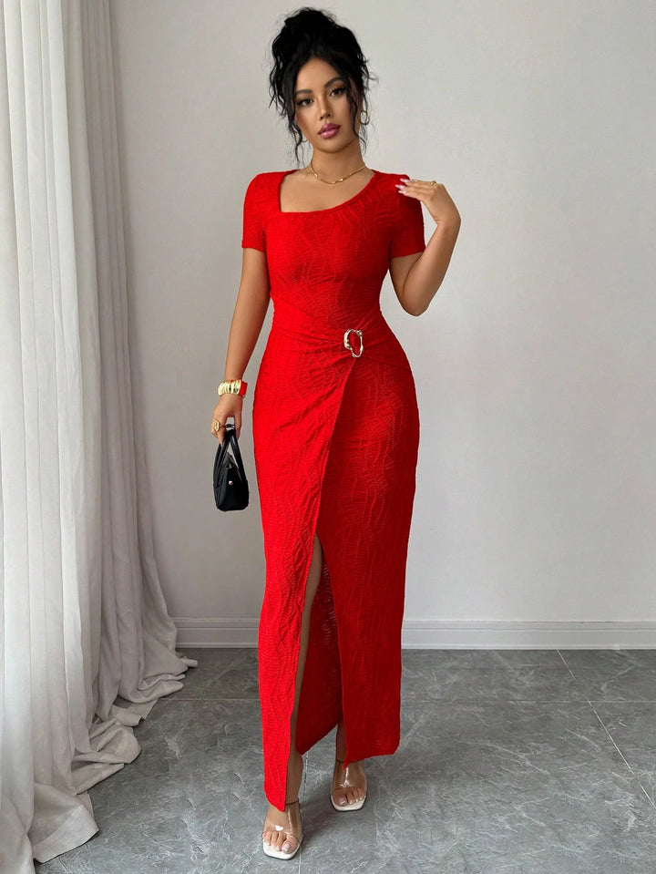 Rochie maxi SHEIN, roșu