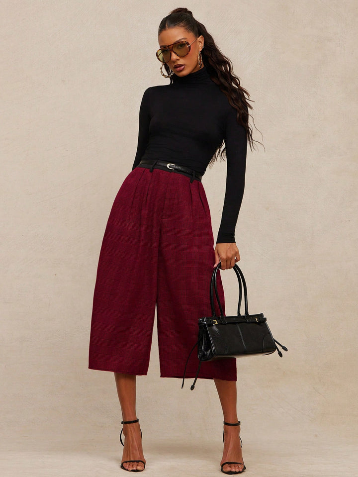 Pantaloni SHEIN, roșu