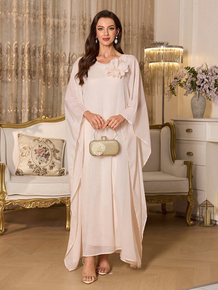 Rochie maxi SHEIN, bej