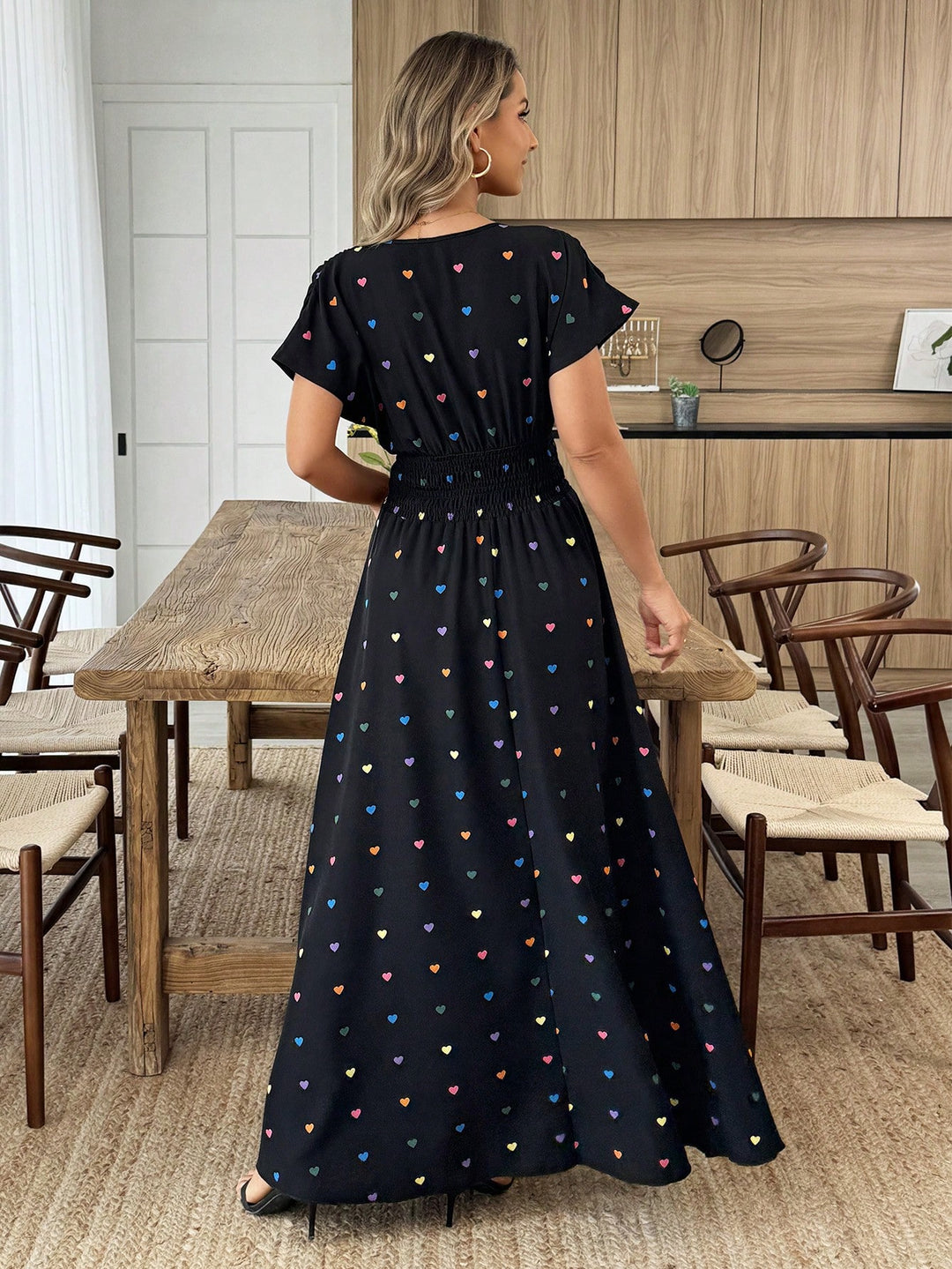 Rochie midi SHEIN, negru
