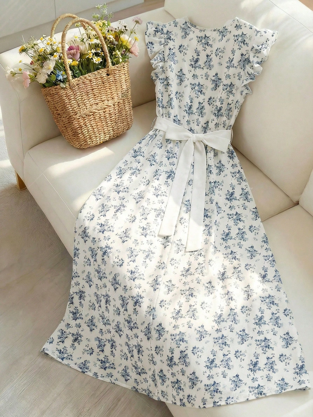 SHEIN Maxi Dress, Blue
