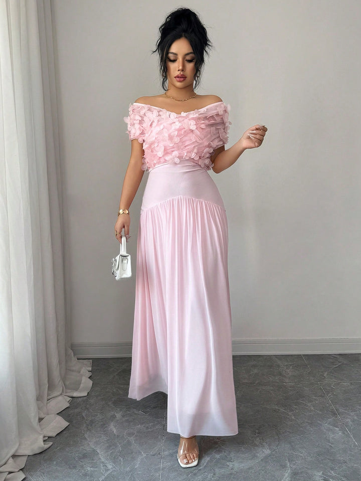 Rochie maxi SHEIN, roz