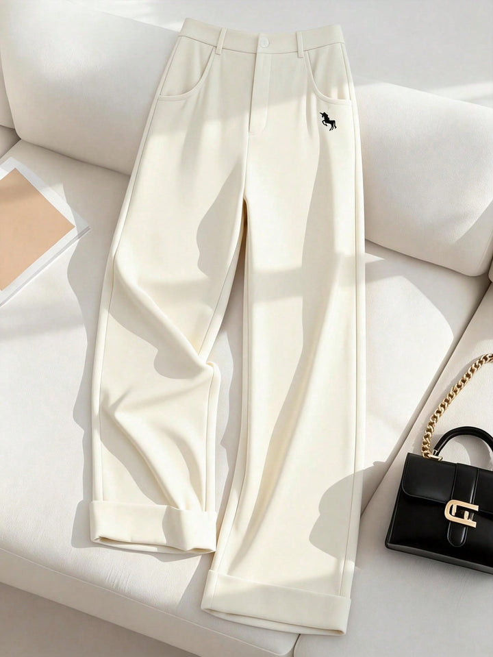 Pantaloni SHEIN, crem