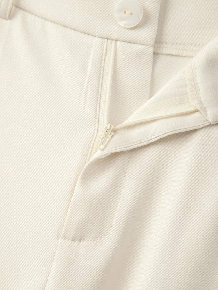 Pantaloni SHEIN, crem