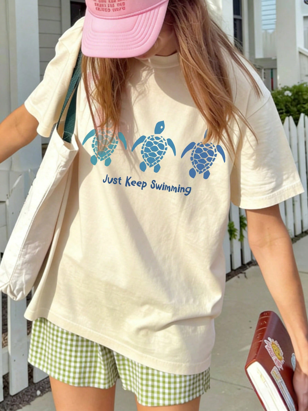 Tricou SHEIN, bej