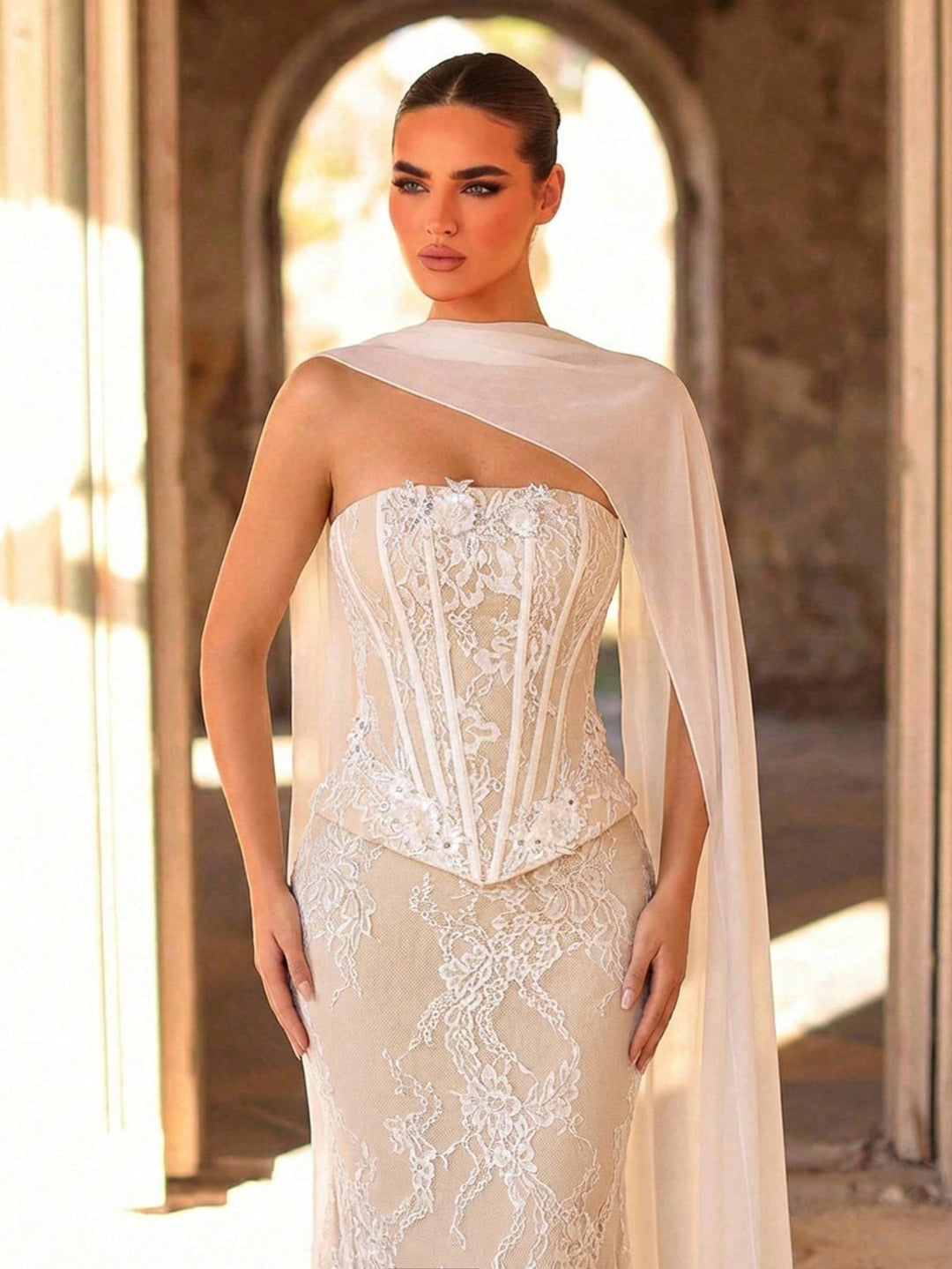Rochie de mireasă SHEIN, alb