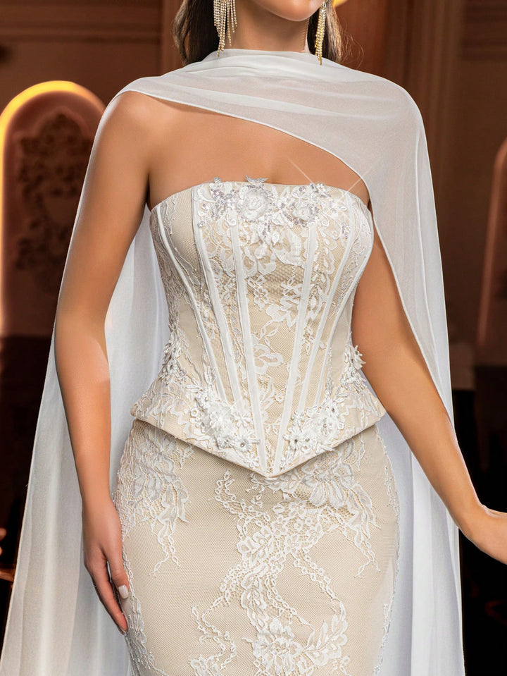 Rochie de mireasă SHEIN, alb