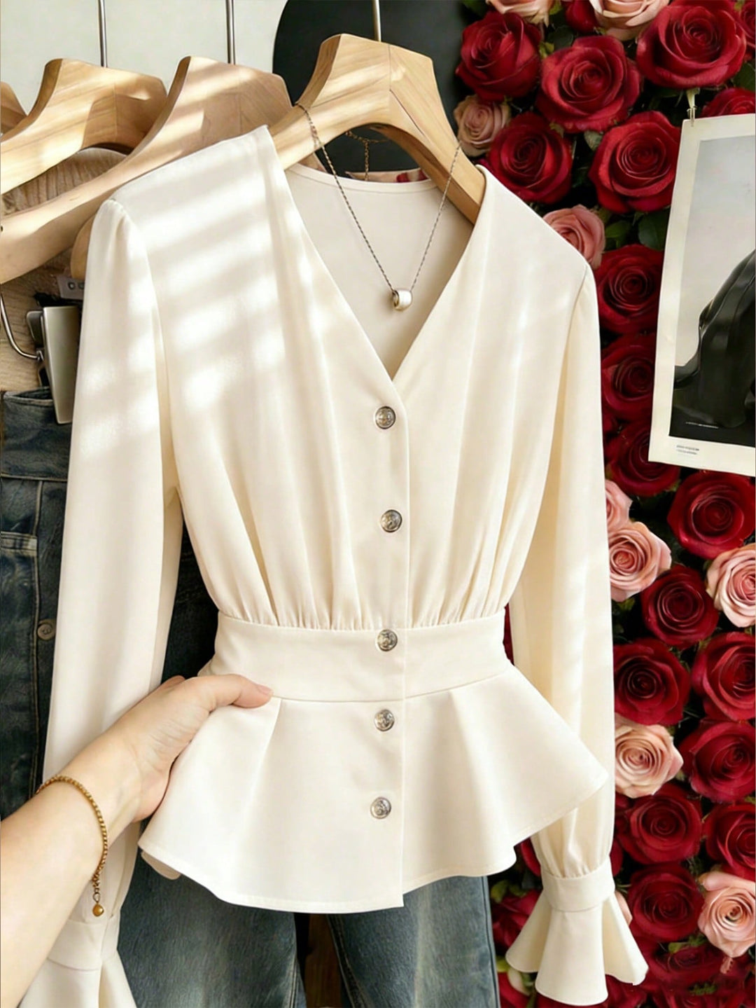Bluza SHEIN, bej