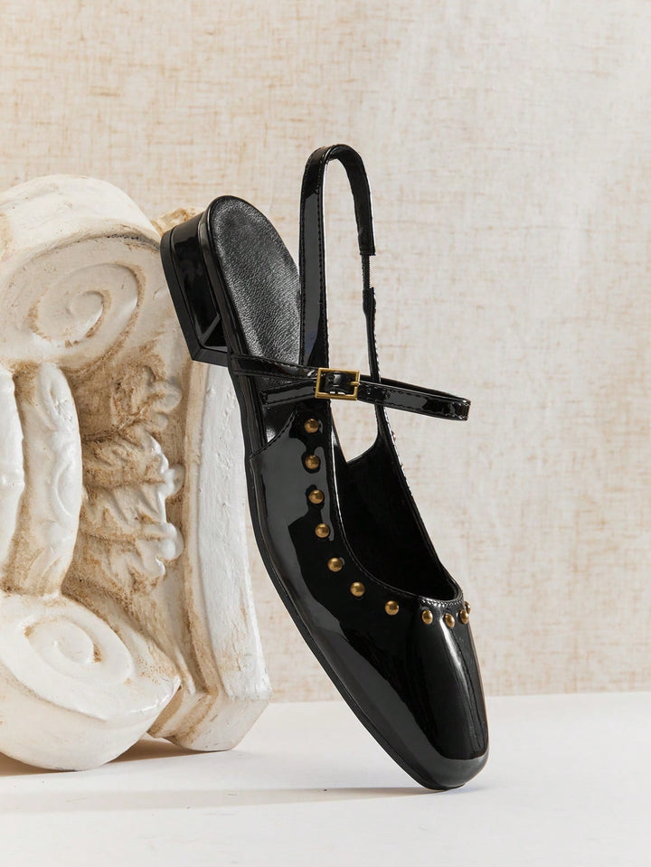 Pantofi cu toc SHEIN, negru