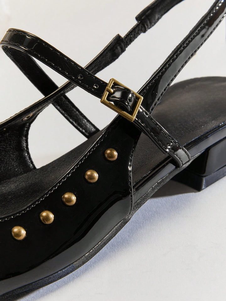 Pantofi cu toc SHEIN, negru