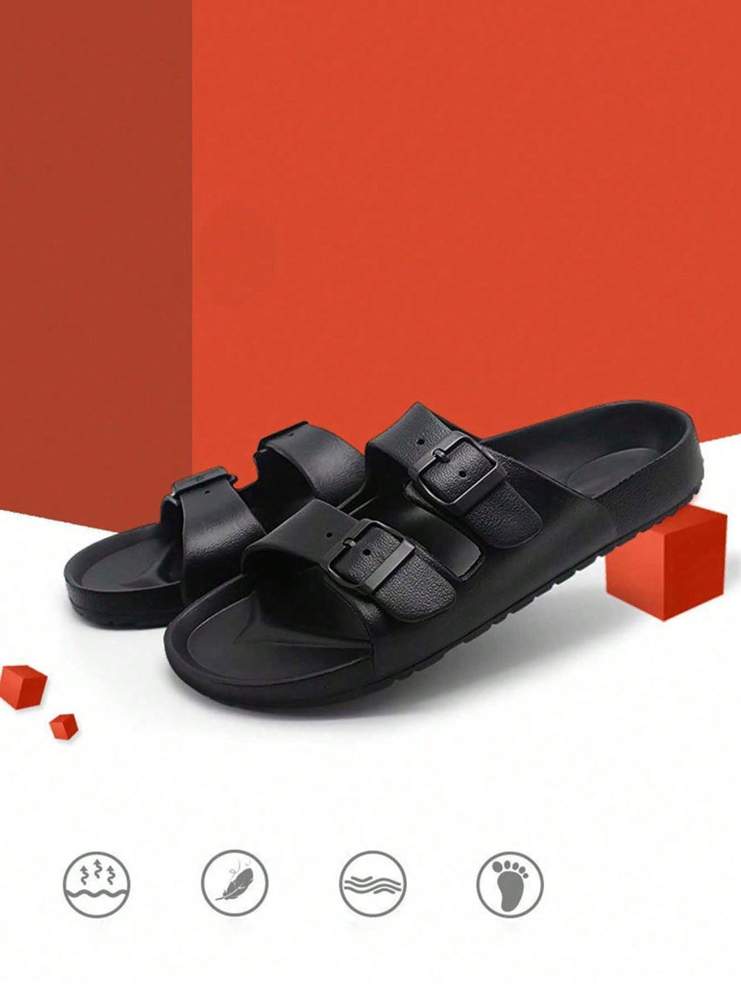 Sandale SHEIN, negru