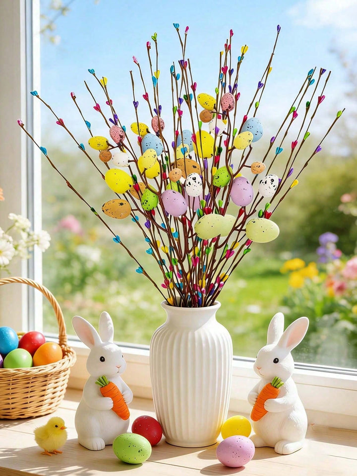 Floari artificiale SHEIN, mix culori