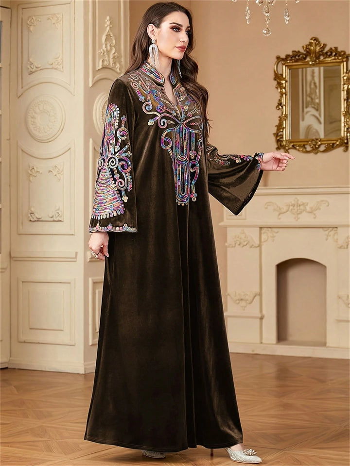 Rochie maxi SHEIN, mix culori