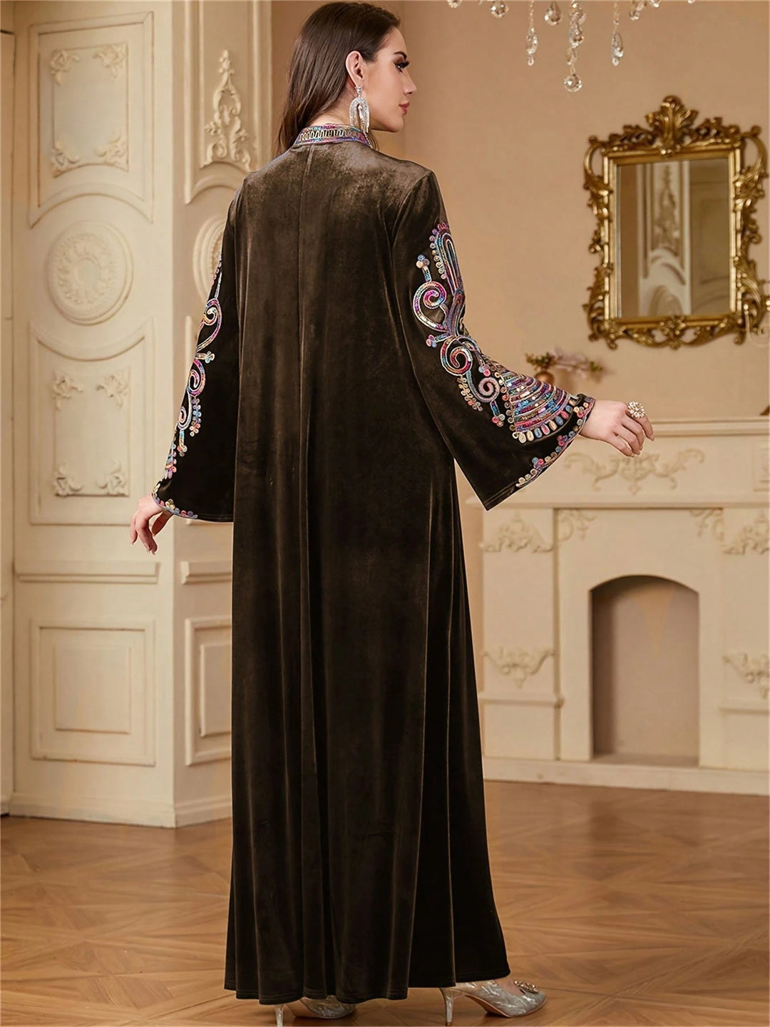 Rochie maxi SHEIN, mix culori