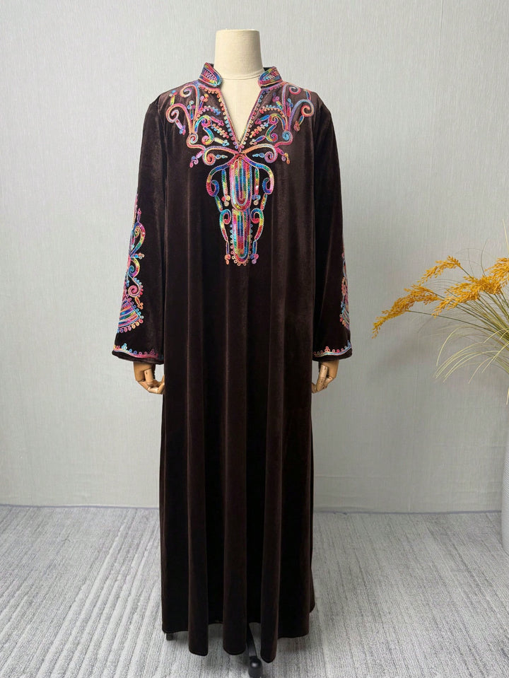 Rochie maxi SHEIN, mix culori